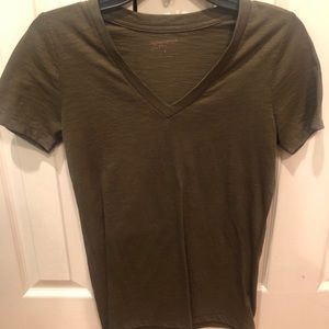 Olive green V-Neck shirt